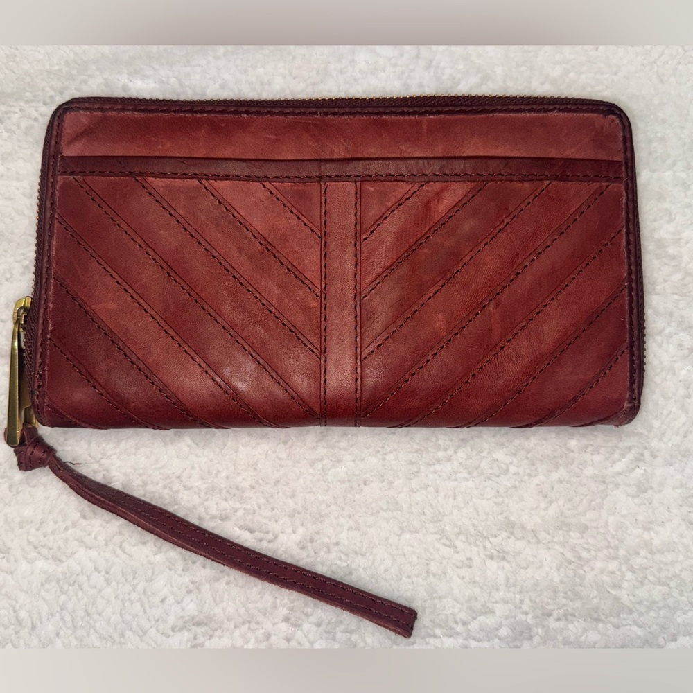 Margot burgundy leather wallet